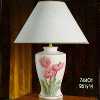 Ceramic Table Lamp with Fabric Lamp Shade