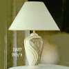 Ceramic Table Lamp with Fabric Lamp Shade