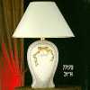 Ceramic Table Lamp with Fabric Lamp Shade