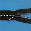 Artificial Diamond Zipper