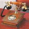 Elegant Wood Desk Telephone