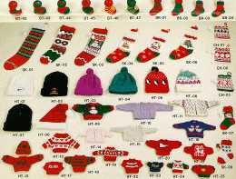 Knitted Sweater, Hat, Scarf for Stuffed Toys and Ceramic doll