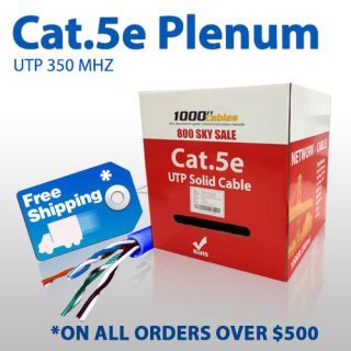 Picture for Cat5e Plenum CMP Cable