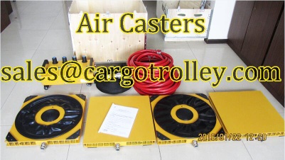 Air casters price and air movers applications