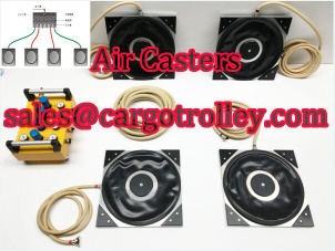 Air casters know as air bearings