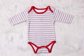 100% Cotton Long Sleeve Baby Bodysuit