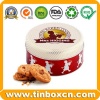 Round Mrs Higgins Biscuit Cookies Tin Box - BRT-1690