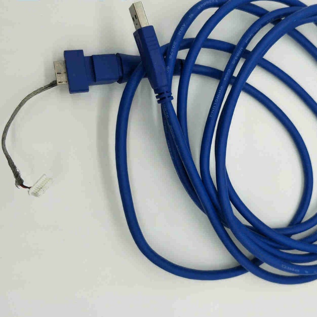 blue usb wire harness