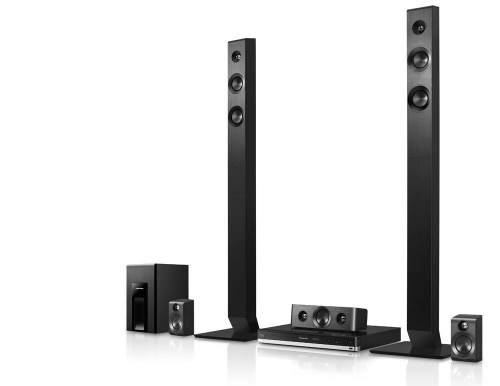 Panasonic SC-BTT466 1000W 3D Blu-Ray Home Theater System w/ Tall Boy Speakers