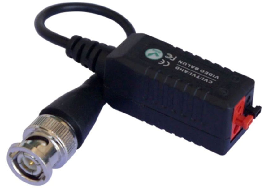 Screwless CCTV Video Balun for HD and Analog Cameras