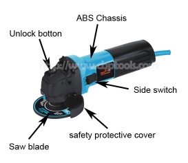 Angle Grinder DIY type 680w Bosch style
