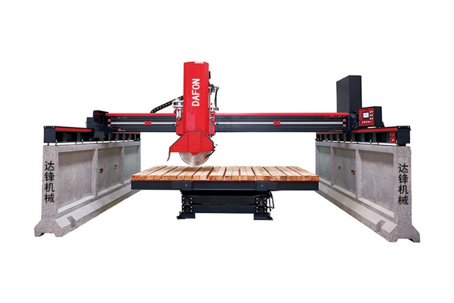Infrared Bridge Cutting Machine for processing granite and marble slab , DAFON MACHINERY
