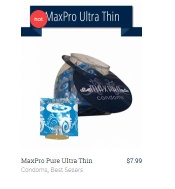 MaxPro Pure Ultra Thin Condoms - MaxPro