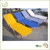 Multiple color folding back beach bed/sun bed, aluminum sun lounger