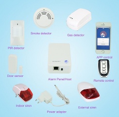 TCP/IP smart home alarm system for google play store mobile app