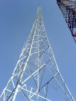 60m, 70m, 80m, 90m, 100 Meters Telecommunication Lattice Steel Tower