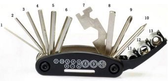 Bicycle combination tool