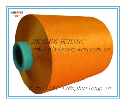 150d dty polyester dope dyed yarn