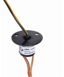 JINPAT electrical robotics slip rings,miniature slip ring with 6 channels 2A/wire, compact design for Mechanical robot