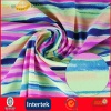 Rainbow Stripe Print Stretch Knitted Tricot Lingerie Fabric (JNS018)