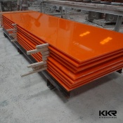 High gloss solid acrylic bathroom wall panel