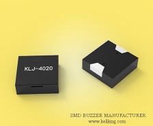 Passive SMD Magnetic Audible Buzzer, 3V/110mA/73dB, KLJ-4020