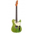 FENDER JASON SMITH Masterbuilt Quilt Maple Top Chambered Tele Lime Green