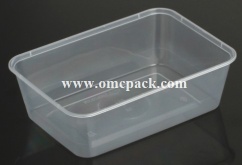 Plastic takeaway food container