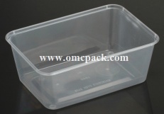 rectangular pp food container