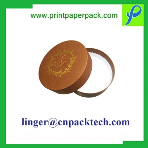 Customized Cylindrical Gift Box Lid & Base Version LED Light Bulb Container