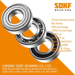 SDKF 6205-2RS-ZZ high speed motor bearings low noise deep groove ball bearing