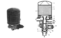 WABCO Siliporite for air brake systems molecular sieve