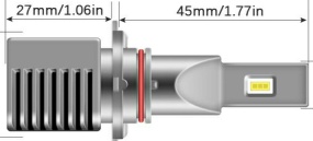 taida Integrated design polo led headlights