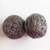 stainless steel scourer  galvanized wire cleaning ball