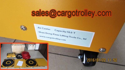 Air casters rigging systems solve your machinery easily