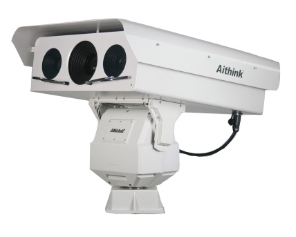 5000M detect range thermal image three spectrums laser night vision PTZ camera - AK-TS750