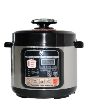 5L Stainless Steel Multifunction Electric Pressure Rice Cooker - FLK-188YM