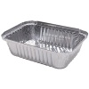 100 Pack Disposable Aluminum Foil Pans, Rectangular Aluminum Pans, Foil Pans for Chafing Racks-(250 ML)