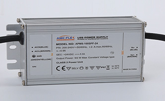 100W 24V IP67 waterproof LED Driver Metal PFC