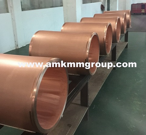 Round bloom copper mould tube