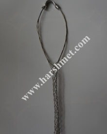 stainless steel hoisting grip for coax cable