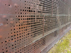 Perforated Metal Panels for Space Partition Wall Design