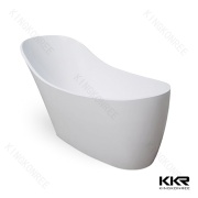 Elegant solid surface freestanding nice bathroom bathtub