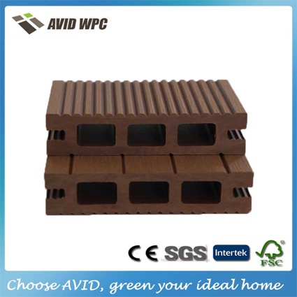 Easy Installing Outdoor China Wood Plastic Composite Decking