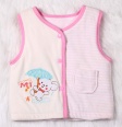 Baby Girl clothes Winter Padded Silk Cotton Vest