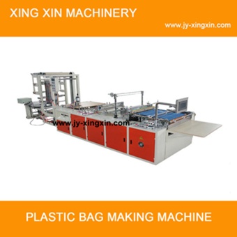 Zipper bag making machine