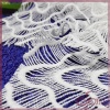 Guipure braided lace fabric