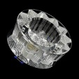 clear crystal downlight with g9 led bulb