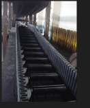Steel Cord rubber sidewall  conveyor belt used transport the crushed stone