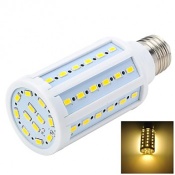 Marsing E27 12W 1200lm 3500K 60-SMD 5730 LED Warm White Corn Lamp-(AC 220-240V)